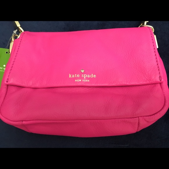 Kate Spade Crossbody Leather bag w gold hardware - Picture 6 of 8